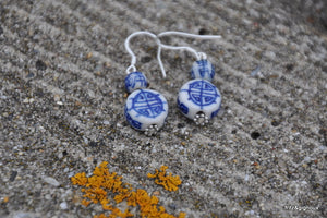 Porcelain Bead Earrings