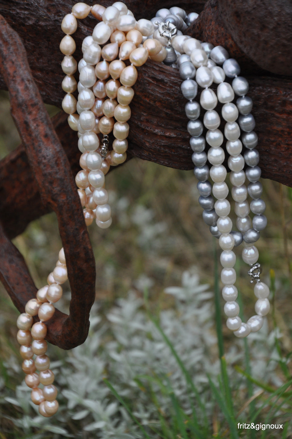 Long Pearl Necklaces