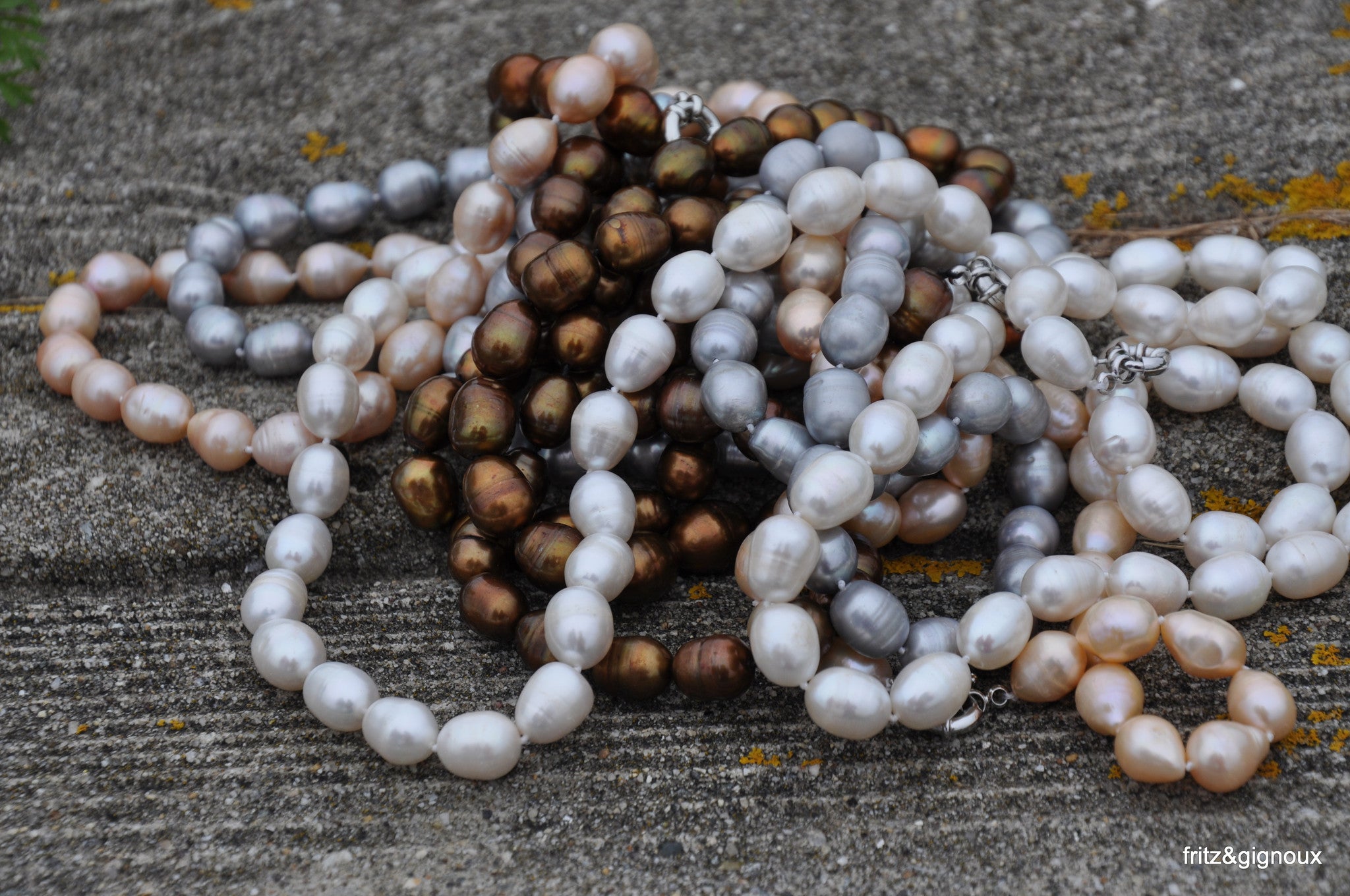 Long Pearl Necklaces